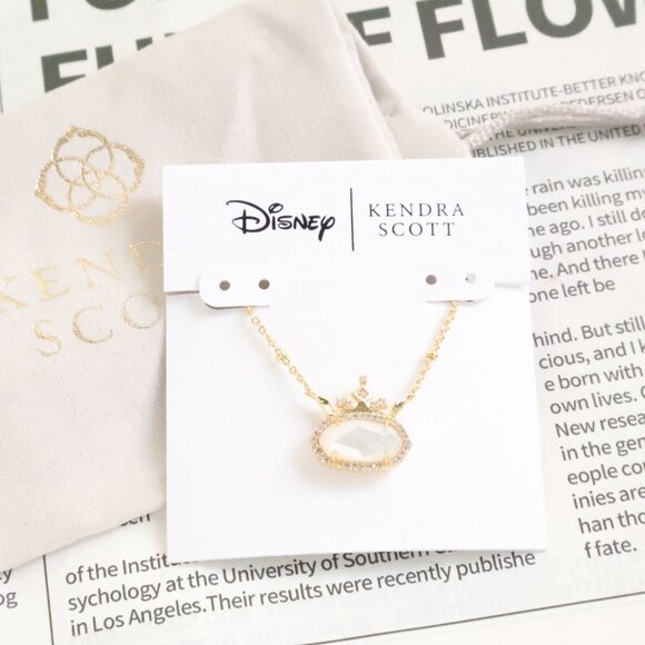 Kendra Scott Jewelry - Kendra Scott Disney Elisa Princess Gold Mother Pearl 'Courageous' Necklace